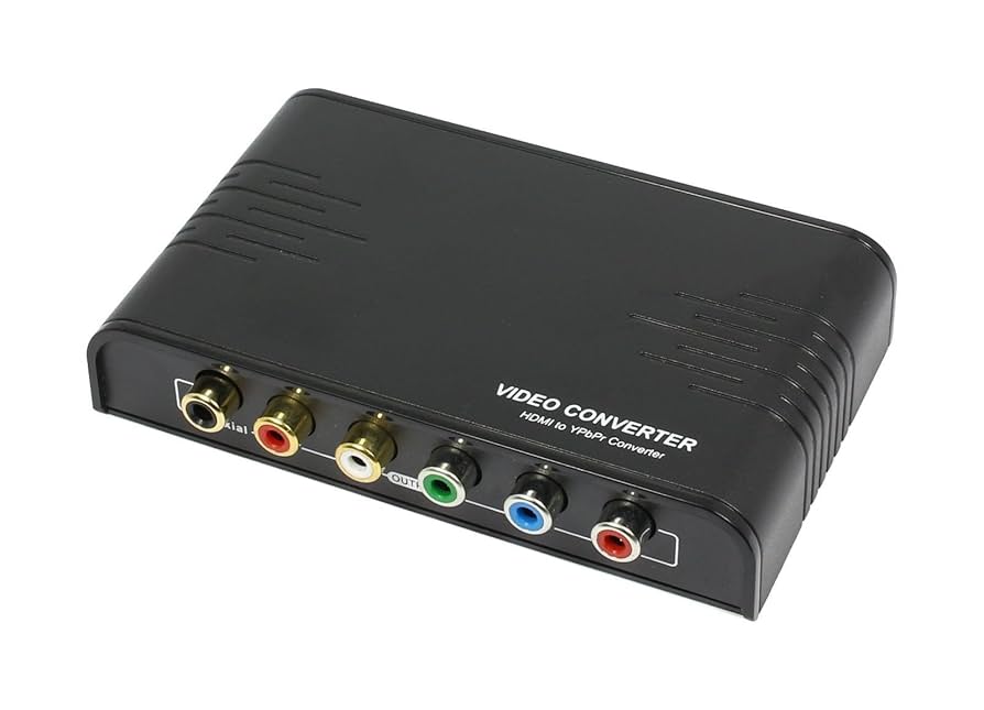 HDMI→コンポーネント変換ビデオコンバーター Amazon | コンポーネント to HDMI 変換器 スケーラー機能付き