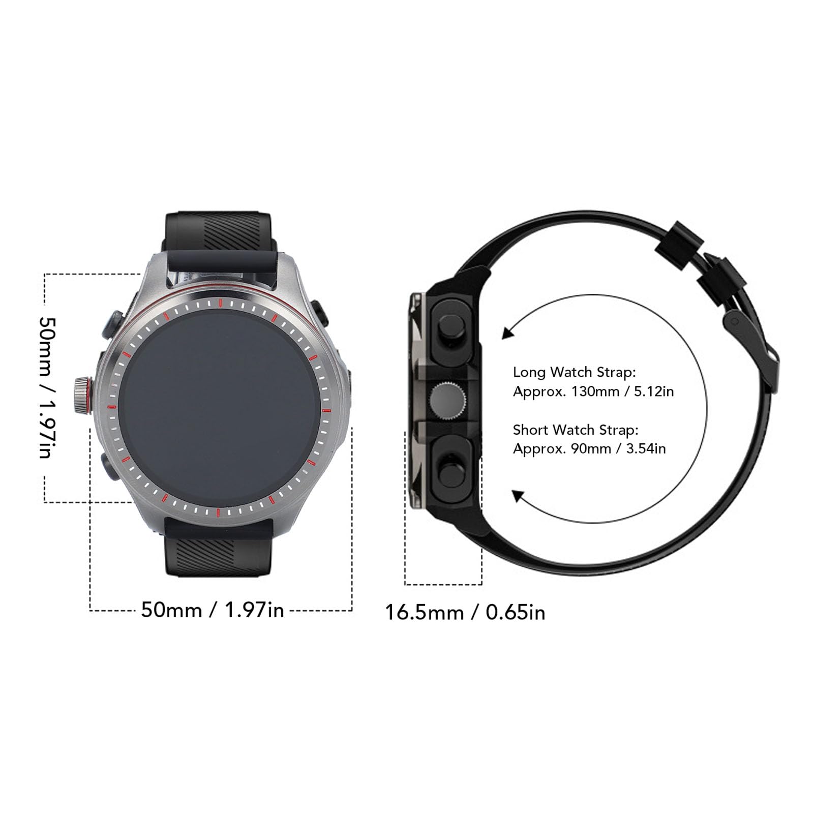 Ejoyous 2 en 1 Montre Intelligente avec Écouteurs Bluetooth, Écran