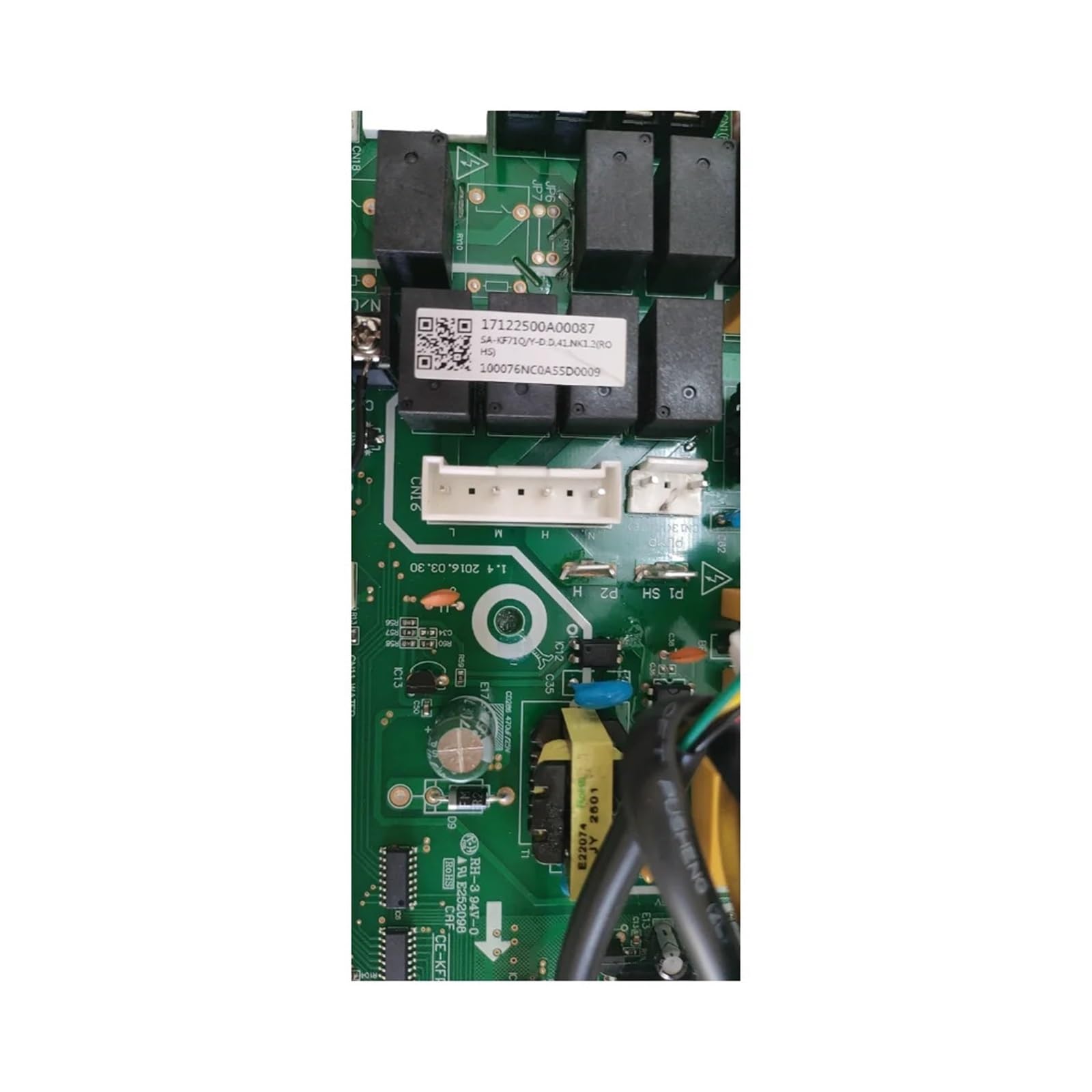 Klimaanlagen-Motherboard, kompatibel mit Midea-Leiterplatte CE-KFR105Q/N1Y-D, Steuerplatine 17122500000262, Computerplatine, Klimaanlagen-Teile