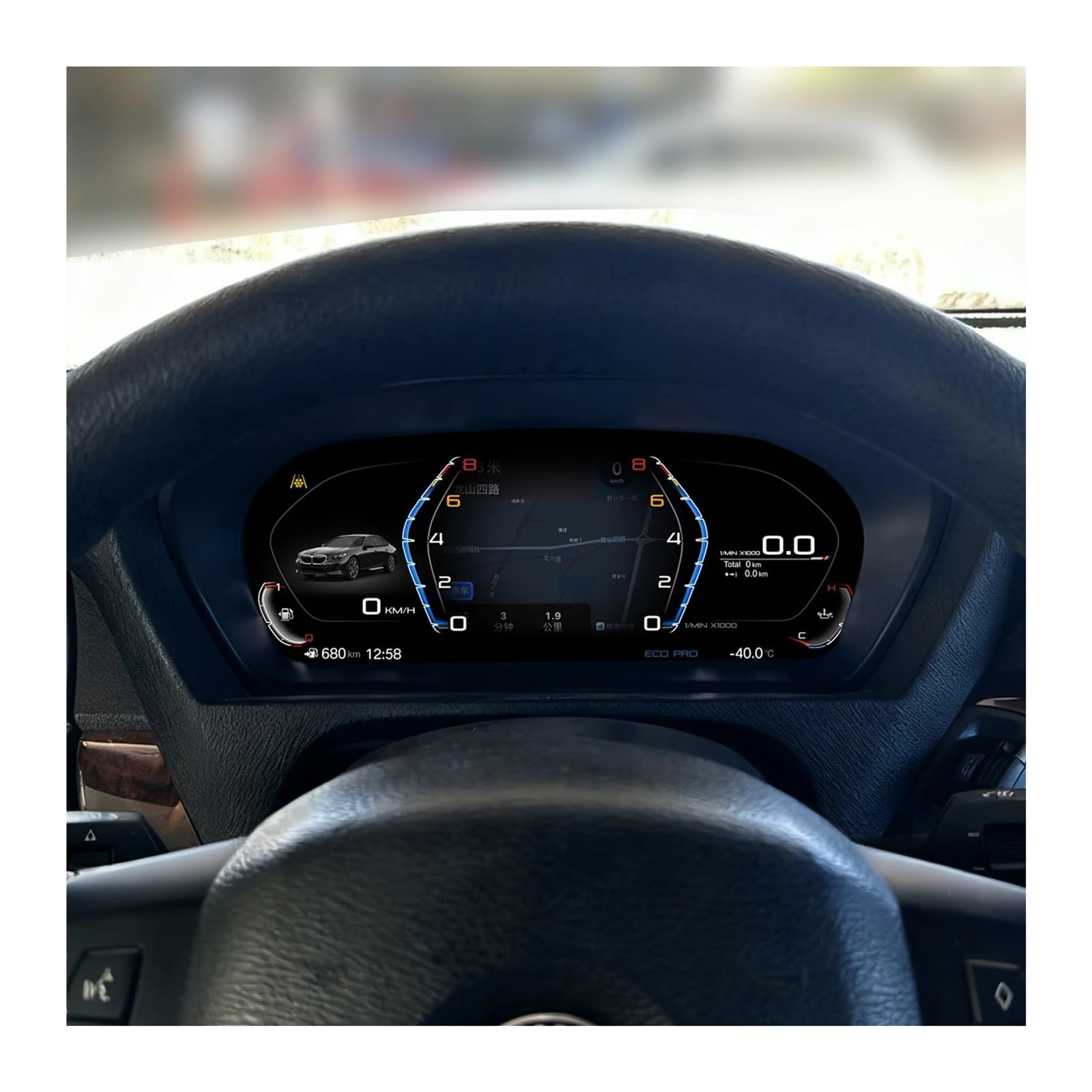 Pantalla velocímetro compatible con BMW X5 X6 E70 E71 12,3 pulgadas LCD digital cabina virtual panel de instrumentos CarPlay grupo de indicadores