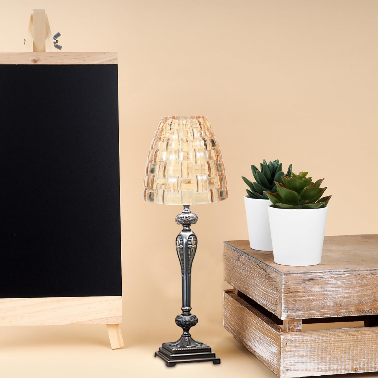 Generic Abat-Jour En Verre 3.54 Pouces Pour Lampe Aromathérapie Couvercle Transparent Pour Bougeoir Veilleuse Décoration Intérieure Facile À Installer