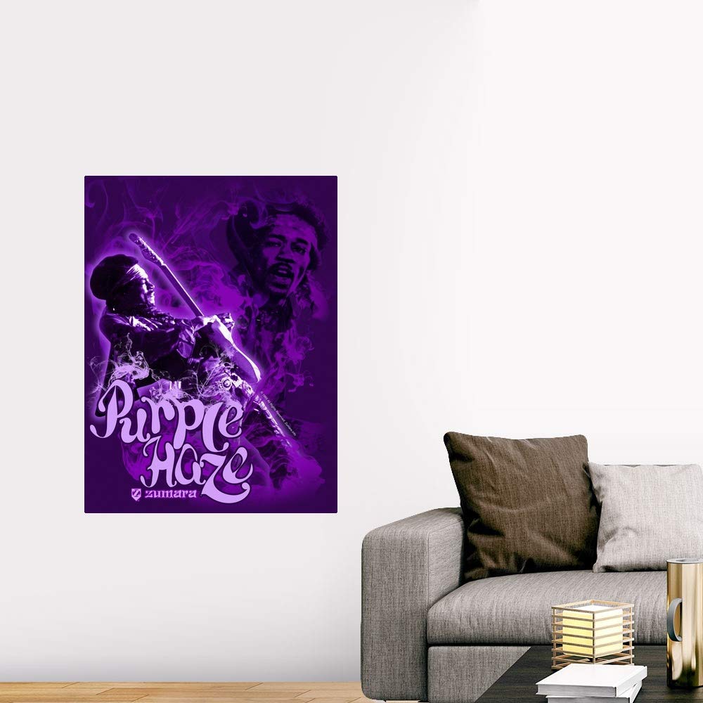 Amazon.com: GREATBIGCANVAS Jimi Hendrix Purple Haze 4 Unframed