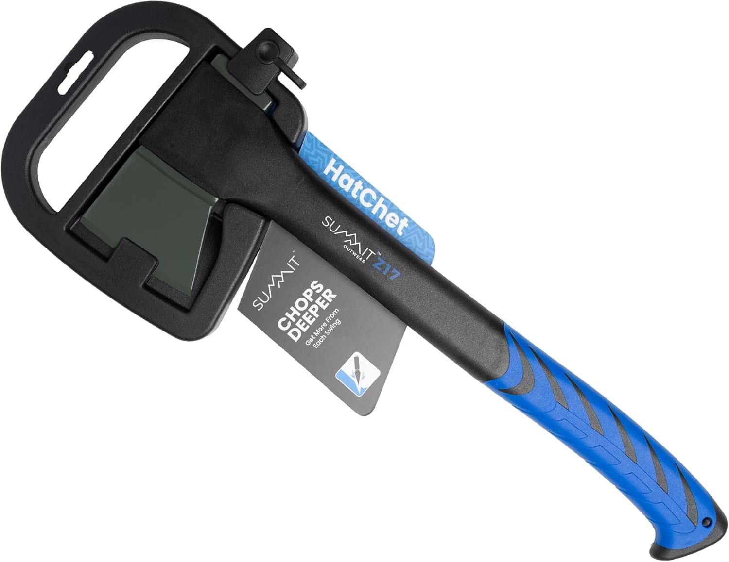 Big Boy Hatchet Axe – Camping, Wood Splitting, Kindling – Small Splitting Hatchet with Sharp Blade and Anti-Slip Handle – Wood Splitting Axe for Outdoor, Camping, Garden