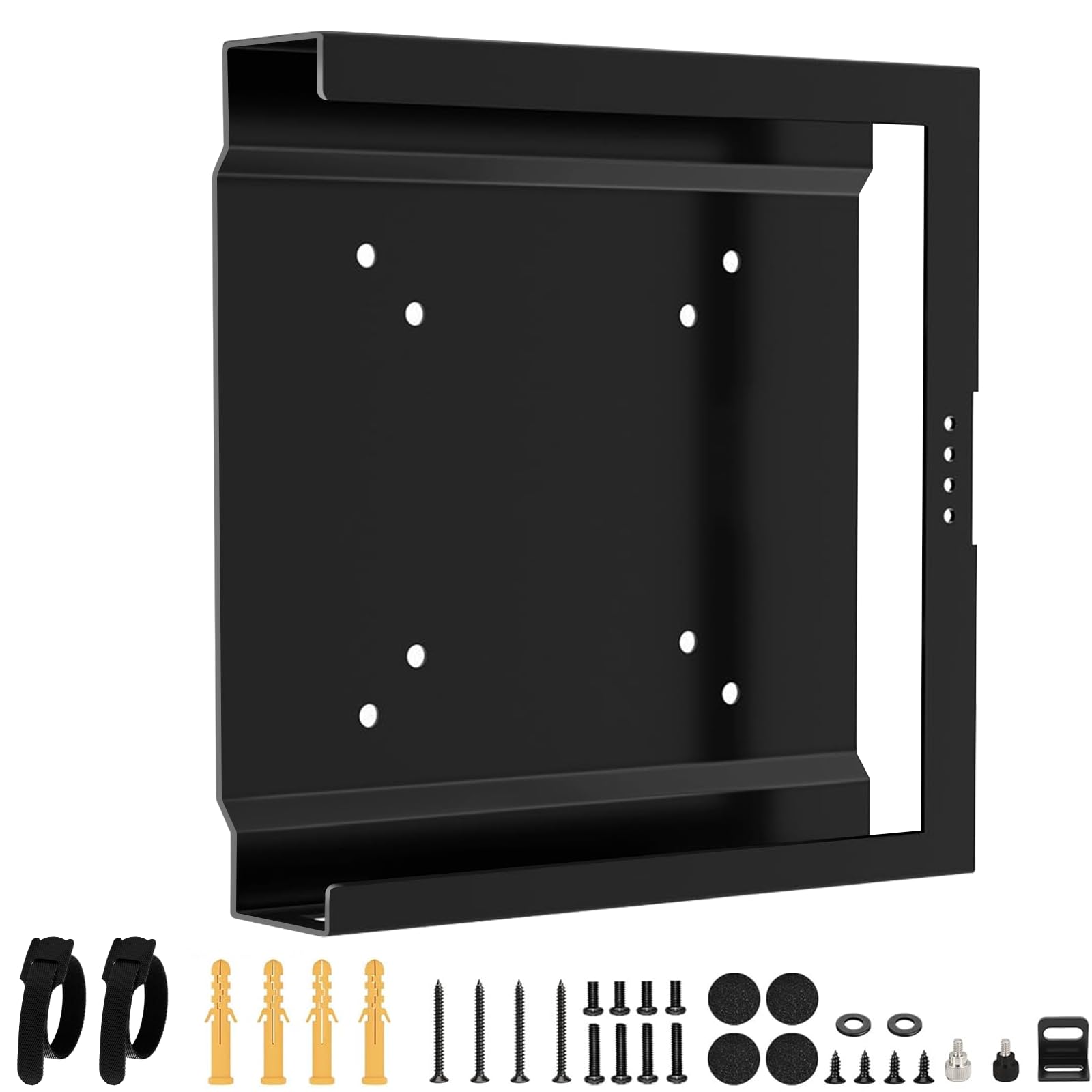 Mount for HP Desktop Mini PC Wall VESA Under Desk Mount for HP 260, ProDesk 400 405 600, EliteDesk 705 800 805 Desktop Mini PC VESA Mount Bracket with Screws-image-33