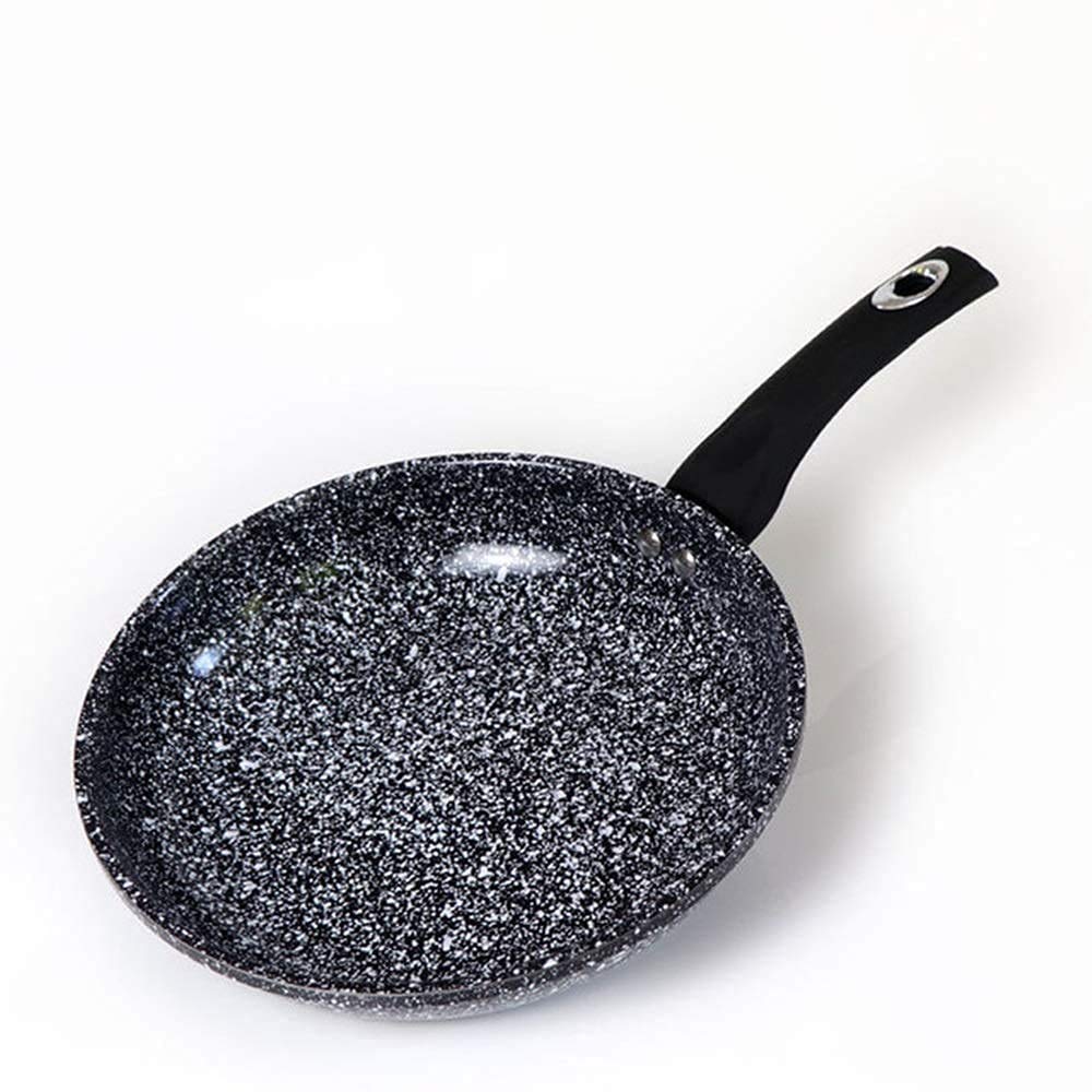 Sartén Antiadherente de Piedra Maifan para Wok, sartén Universal Antiadherente de 26 x 5,5 cm, 20 x 4,5 cm, 22 x 5 cm, 24 x 5 cm y 28 x 6 cm.