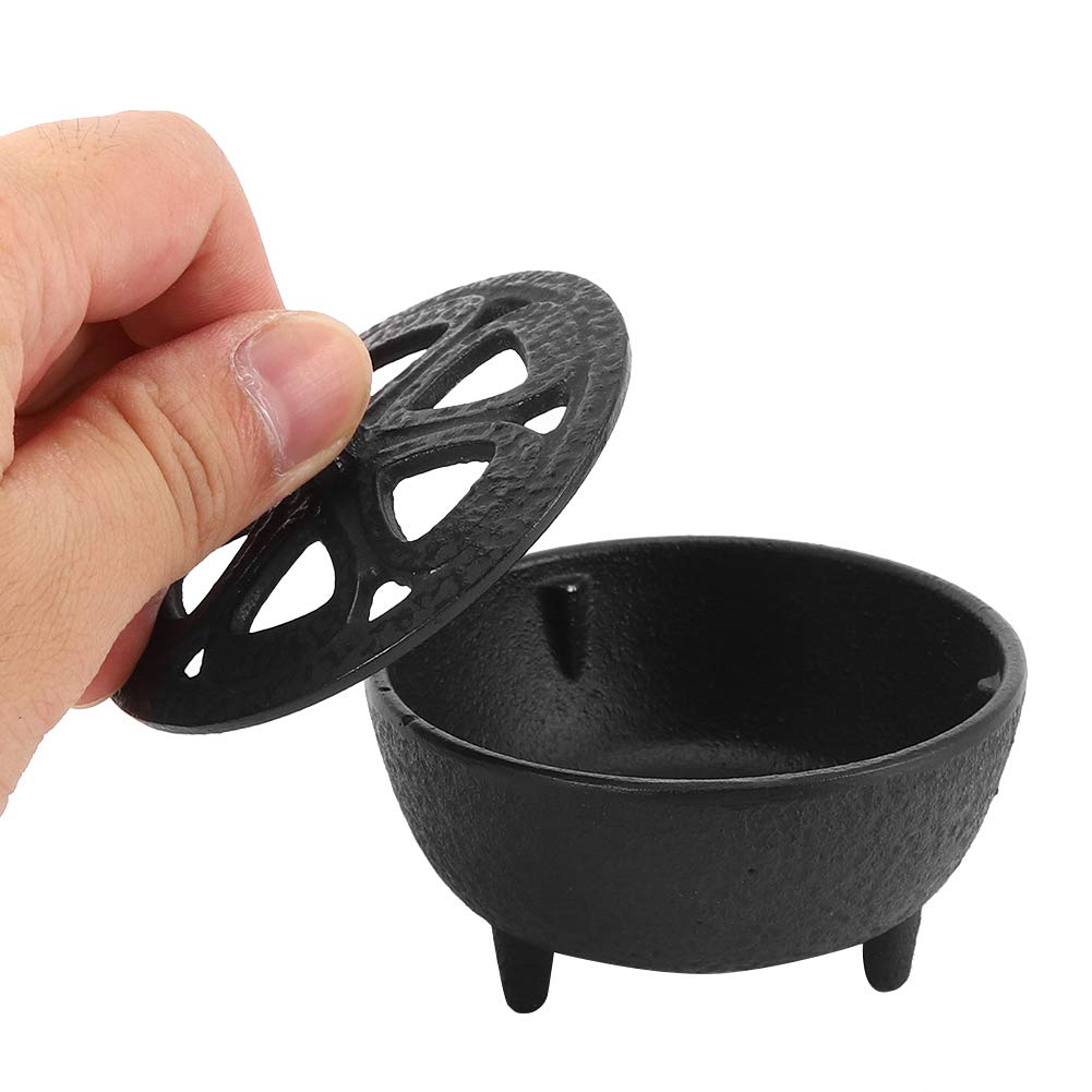 Porte-encens domestique en fonte pour aromathérapie et relaxation