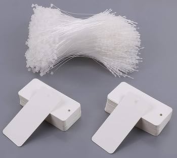 Amazon | タグファスナー 13cm 5000本セット クラフトタグ 100枚付