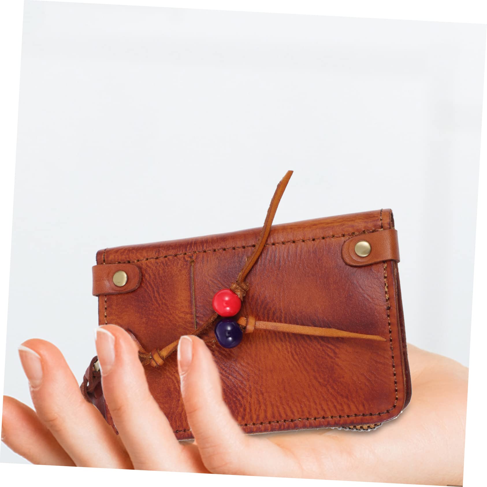 Mobestech 8 Piezas Caso Clave Bolsa De Licencia De Conducir Pu Llavero Cartera Llavero Para Hombres Llaveros Para Hombre Bolsa De Llaves Portátil Cartera Para Hombre De Licencia De