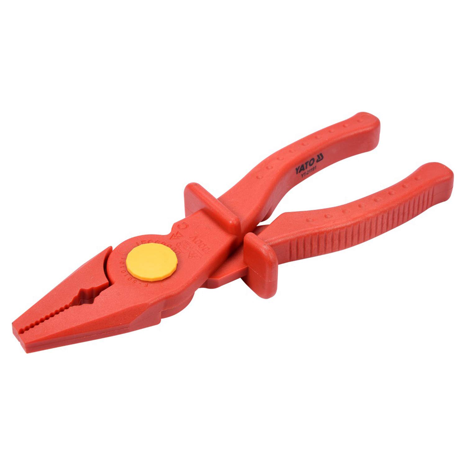 Yato YT-21191 - Insul. Flat Nose Pliers plast. 200mm vde - Image 2