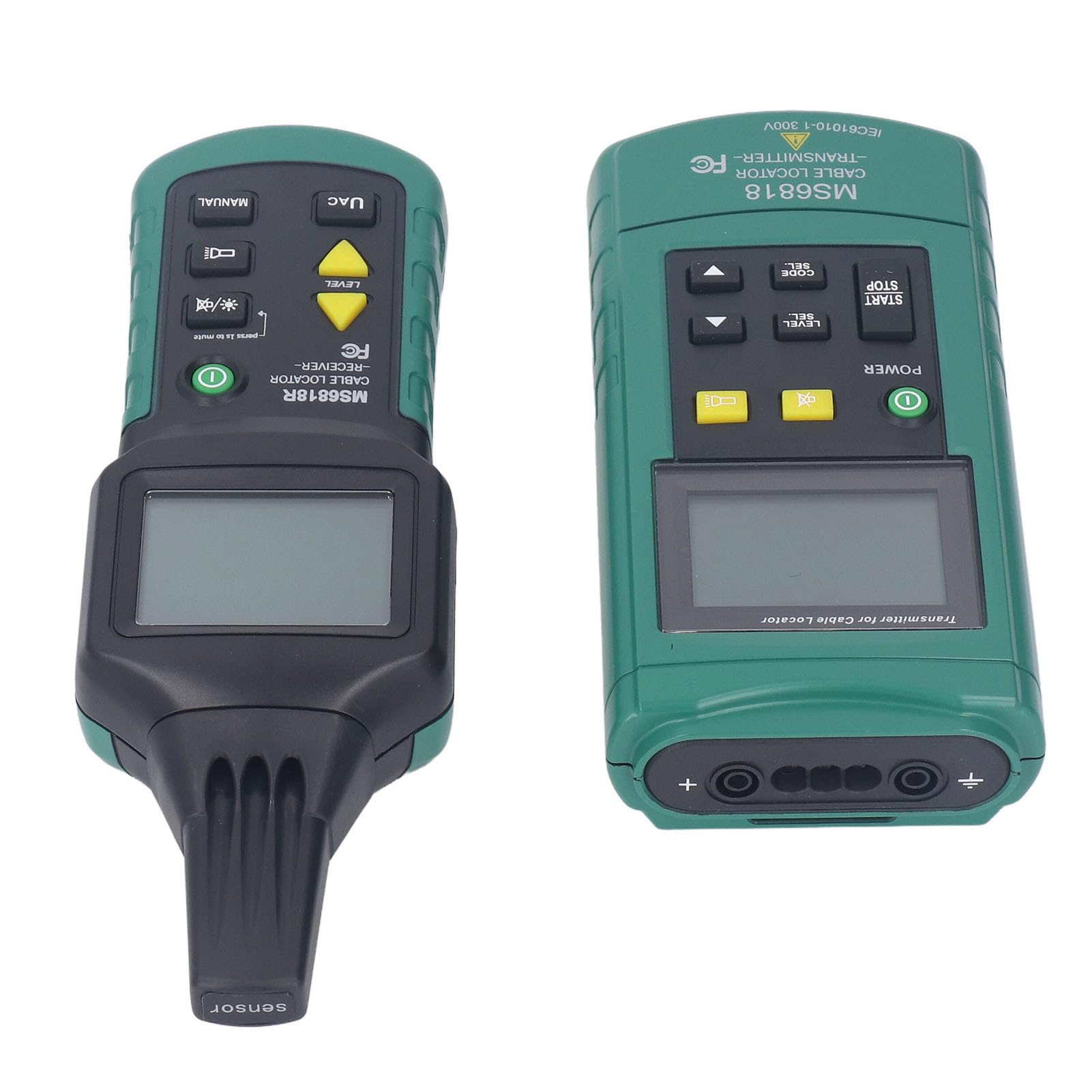 Sxhlseller Lokalizator Kabli Podziemnych Precyzyjne Pozycjonowanie uszkodzeń Wyświetlacz LCD Krótki Przewód Finder dla Personelu Konserwacyjnego Materiał ABS