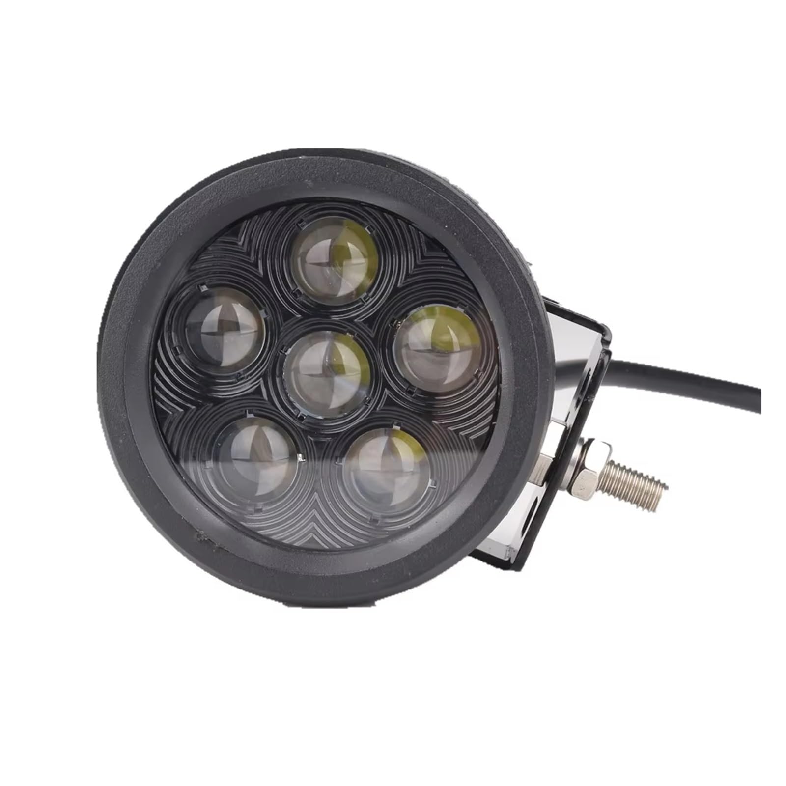 Generico Faro anteriore Per Jeep SUV ATV Barche Auto Camion 4D 3,5 Pollici 18W Proiettore A LED Rotondo Luci Da Lavoro Offroad Pod Spotlight Fari Anteriori Auto(2 pcs 18W)