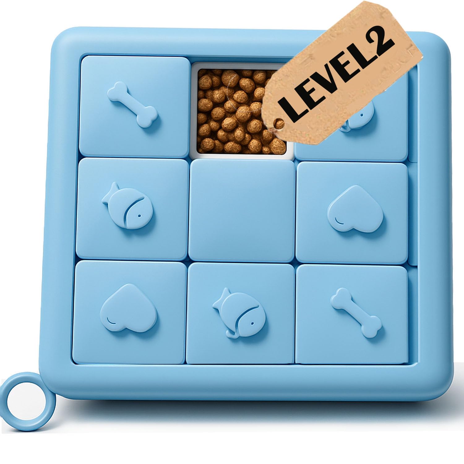 YEPPUPPY Hunde Denkspielzeug – Intelligentes Puzzle Spielzeug für Nasenarbeit & Beschäftigung Welpenspielzeug ab 2 Stufen Robust & Interaktiv Geduldsspiele für Welpen Geschenk für Hunde & Geburtstag