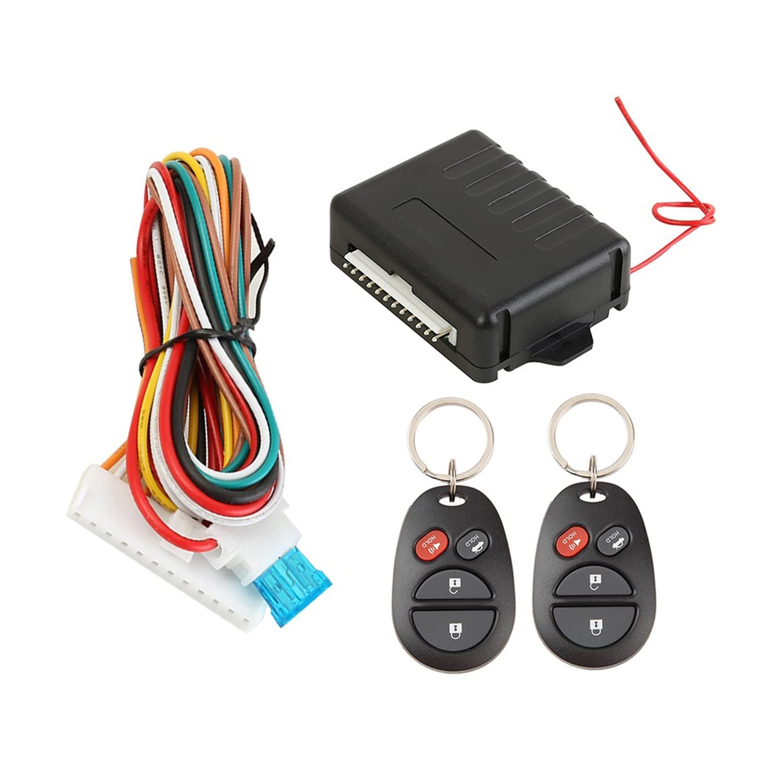 LingLONG Universal Multi-functional Car Remote Central Door Lock Kit Keyless Entry Alarm System 410/T123 Car Accessaries Supplies
