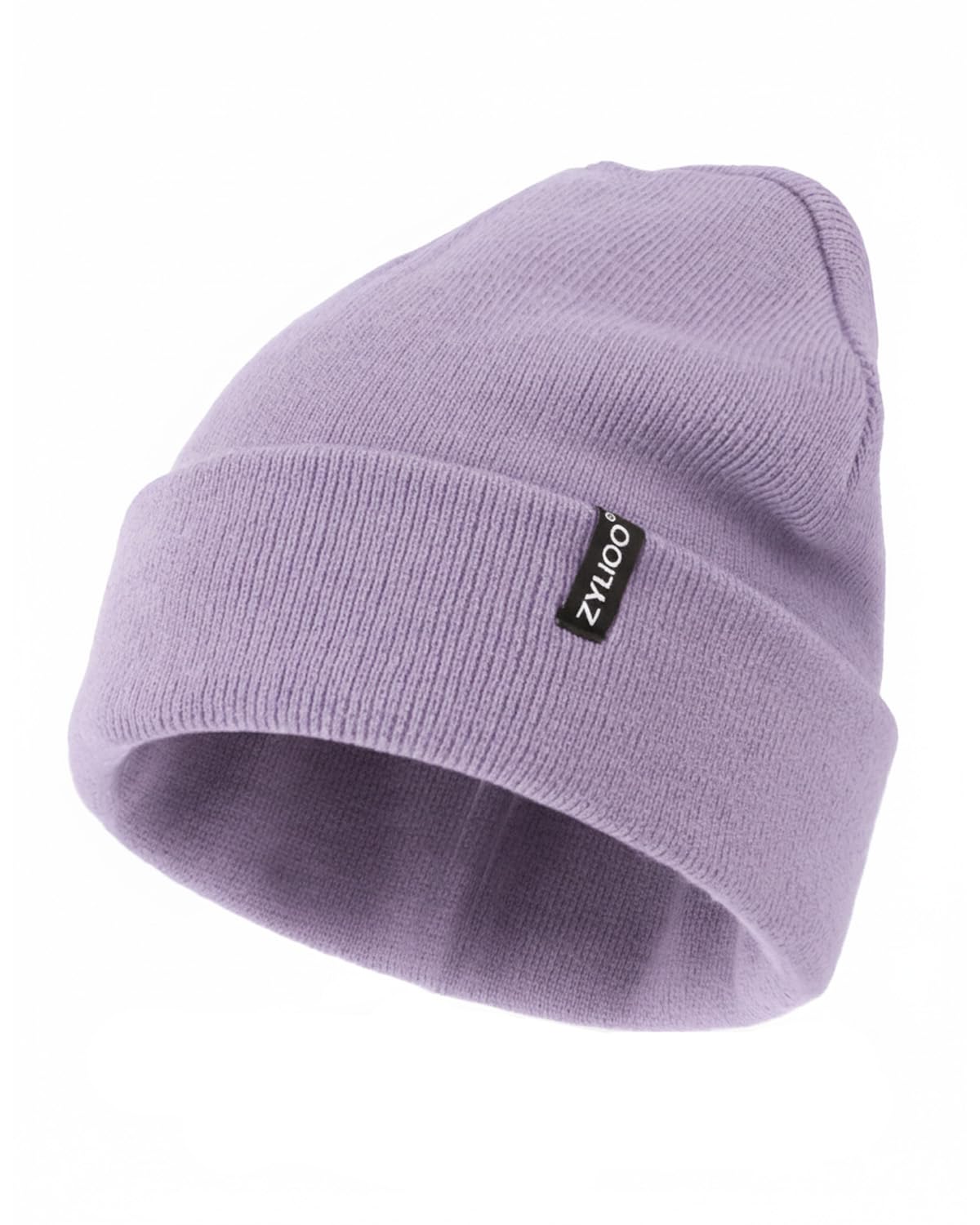 Zylioo XL/XXL Beanie Hats for Big Heads, Winter Knitted Beany Hats, Warm Slouchy Cuffed Skull Watching Cap