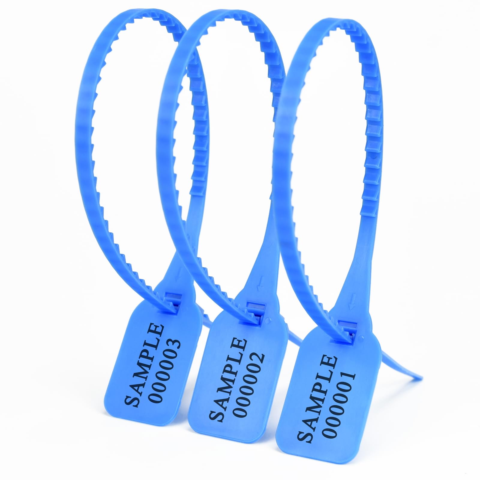 Nummer versiegelt, nummeriert, mehrfarbig, Packung mit 100 oder 500 Stück (Blau, 500 Stück)