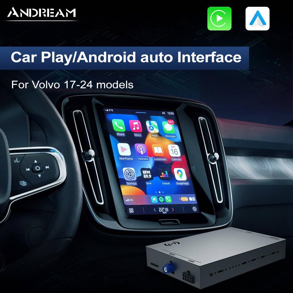 Andream Wireless Carplay retrofit for Volvo XC90 XC60 XC40 S60 S90