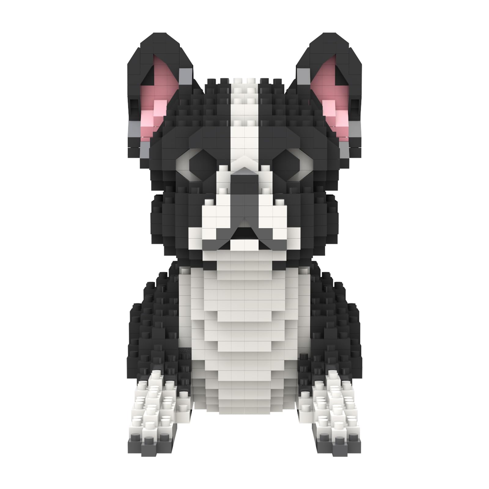 Larcele Micro Dog Building Blocks Mini Pet Building Toy Bricks, 812 Pieces KLJM-02(Boston Terrier), 7.2 cm x 18.3 cm x 11.8 cm - Image 4