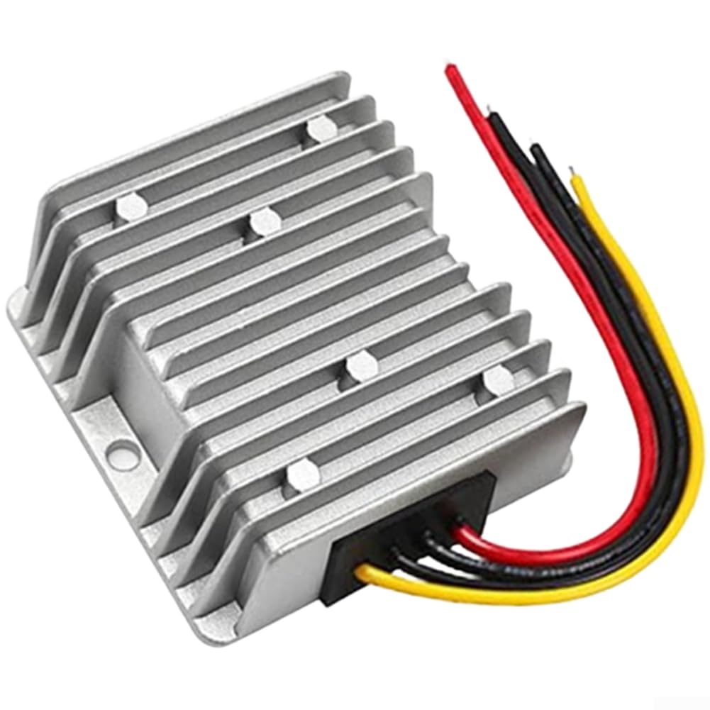 Przetwornik DC-DC 20-90 V na 12 V, 1A-40 A moduł zasilacza Step-Down, wodoszczelność IP68, > 96% wydajności z zabezpieczeniem przed przeciążeniem dla przemysłu (12 V 20 A 5 l)