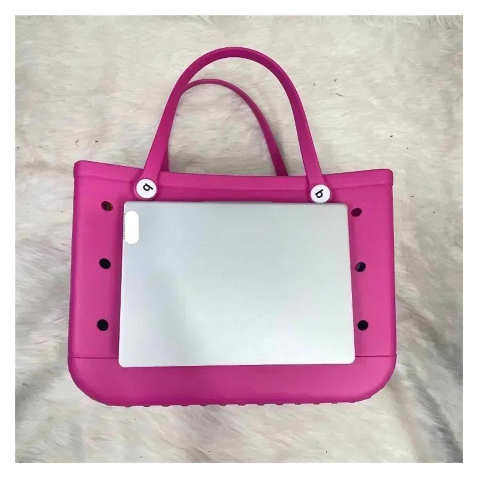 Borsa da spiaggia XL extra large Cestino portaoggetti impermeabile in EVA for viaggi, picnic, campeggio all'aperto