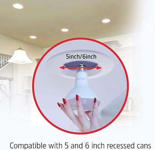 Miniatura 2 de Energizer - Bombilla LED inteligente multicolor y multicolor, BR30, Google Assistant, Tienda Alexa, Siri, Connect App, 16,000,000 personalizaciones