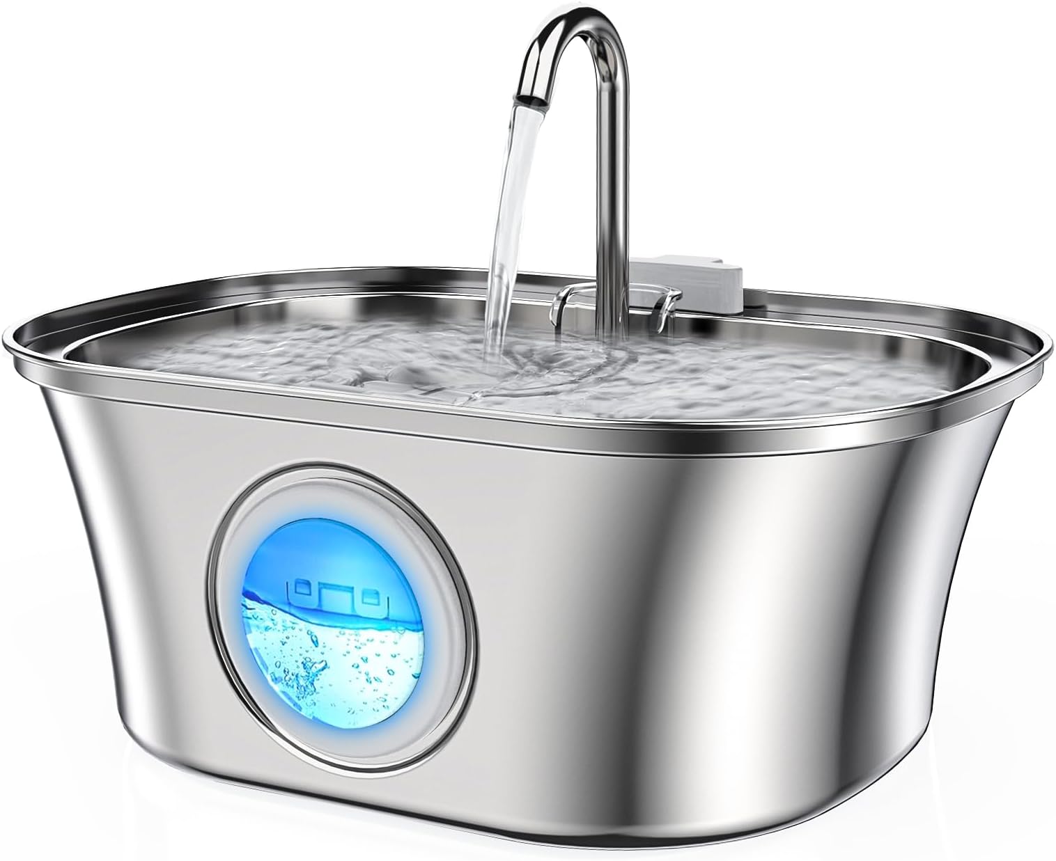 CatChews Cat Water Fountain, 108oz/3.2L Stainless Steel