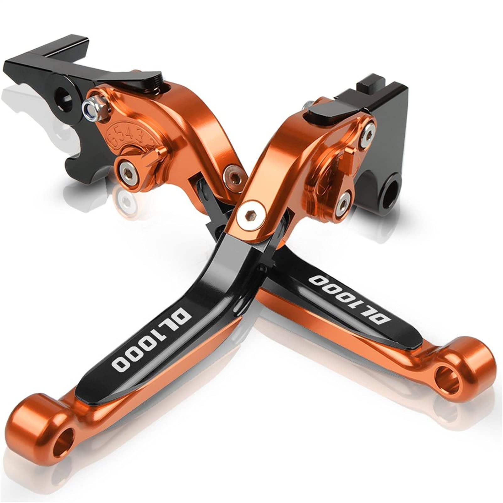 Per SUZUKI DL 1000 DL1000 V-Strom 2002-2018 2017 2016 2015 2014 Accessori Moto Leve Frizione Freno Pieghevoli Allungabili Leva Della Frizione Del Freno (Colore : 2)