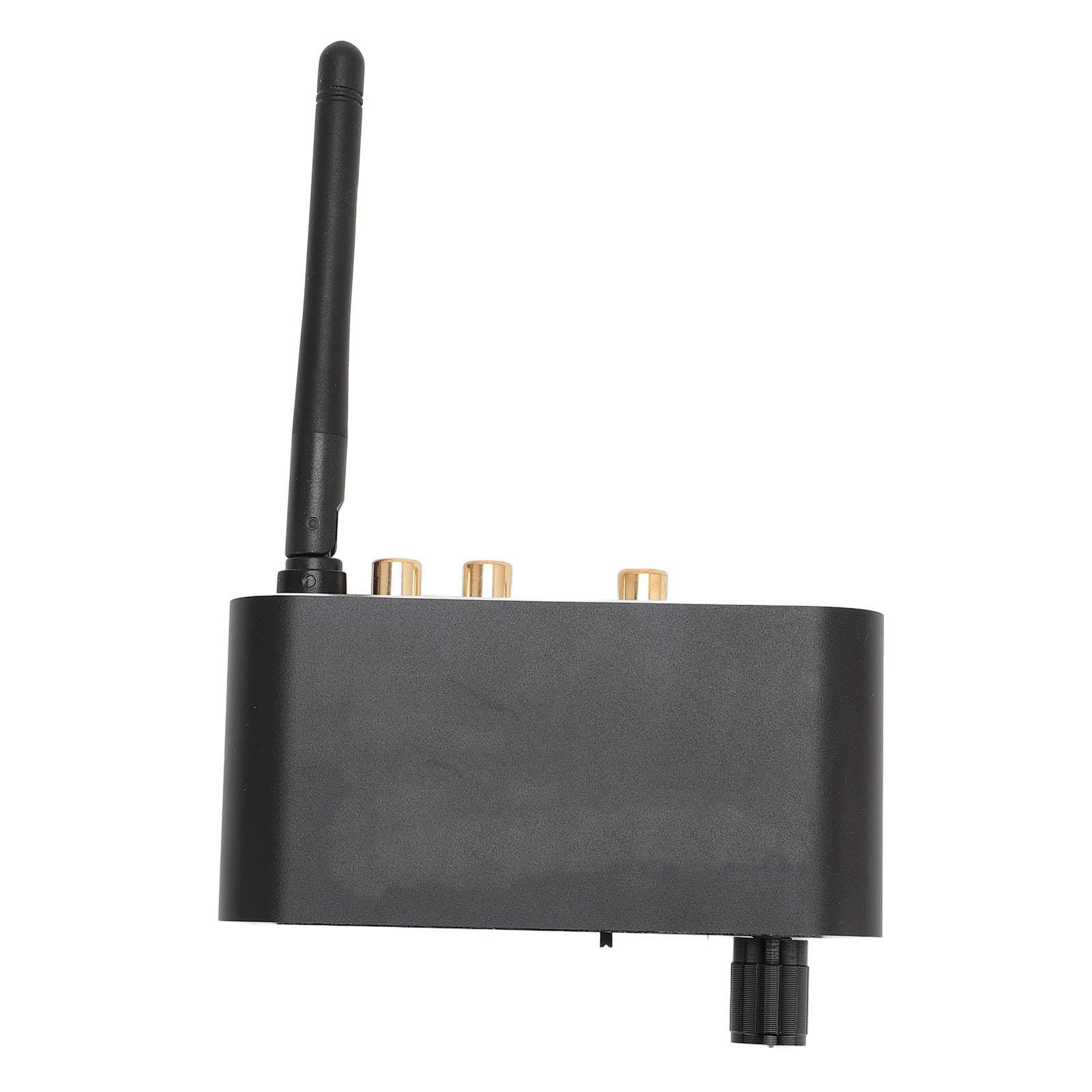 Convertisseur de Son Numérique vers Analogique, Convertisseur Audio Numérique vers Analogique avec Bluetooth, Adaptateur de Son Numérique D'entrée Micro AUX USB Optique Coaxial