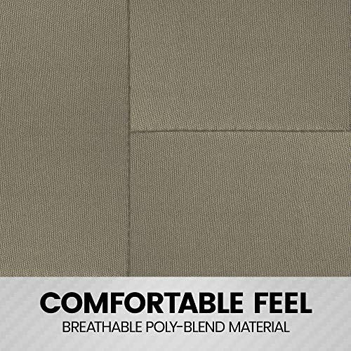 Bdk Polypro Seat Covers Full Set In Solid Beige – Front And Rear Split Bench Seat , Easy To Install For Auto Trucks Van Suv Car #TOP7