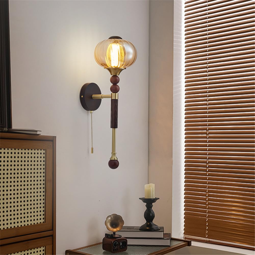 Applique Murale contemporaine LED Style rétro américain pour Salon, Chambre, Bureau, Villa, hôtel, escalier, Couloir (Style 5)