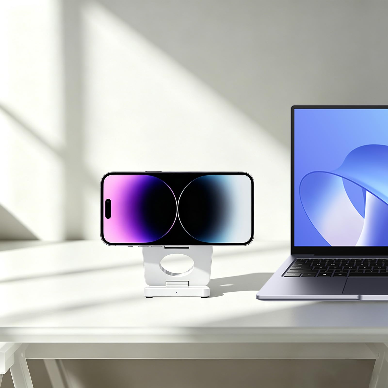 Caricatore a induzione magnetica 25 W, supporto di ricarica wireless veloce