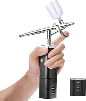 匠魂 エアブラシ コンプレッサー トリガー式 口径0.3mm プラモデル 61QkaTo7ujL._UF350,350_QL50_.jpg