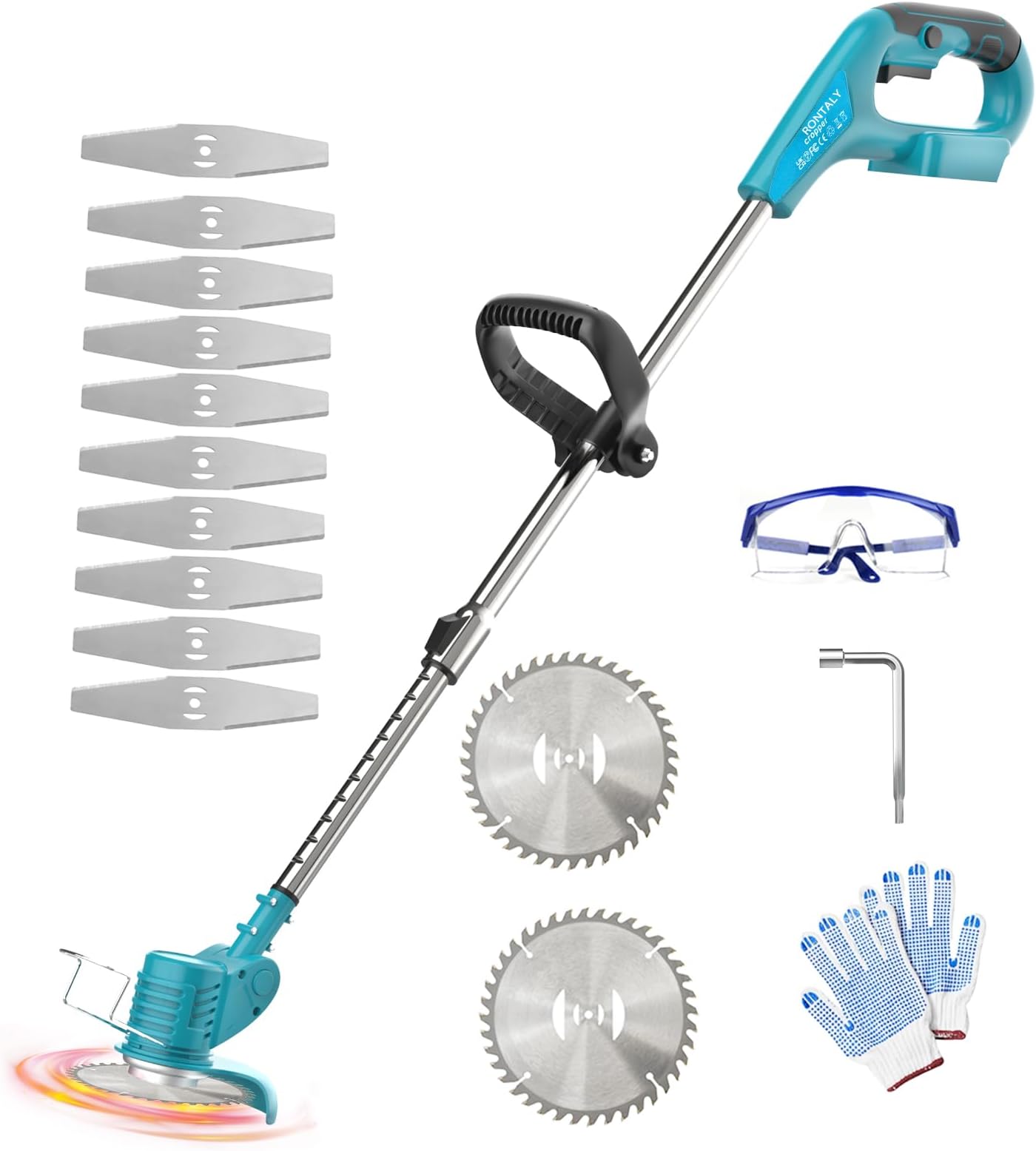 Tagliabordi E Tagliasiepi Makita DUM111SYX - 27W, Batteria BL1850B, Lama Da 200 Mm Inclusa - Foto 9