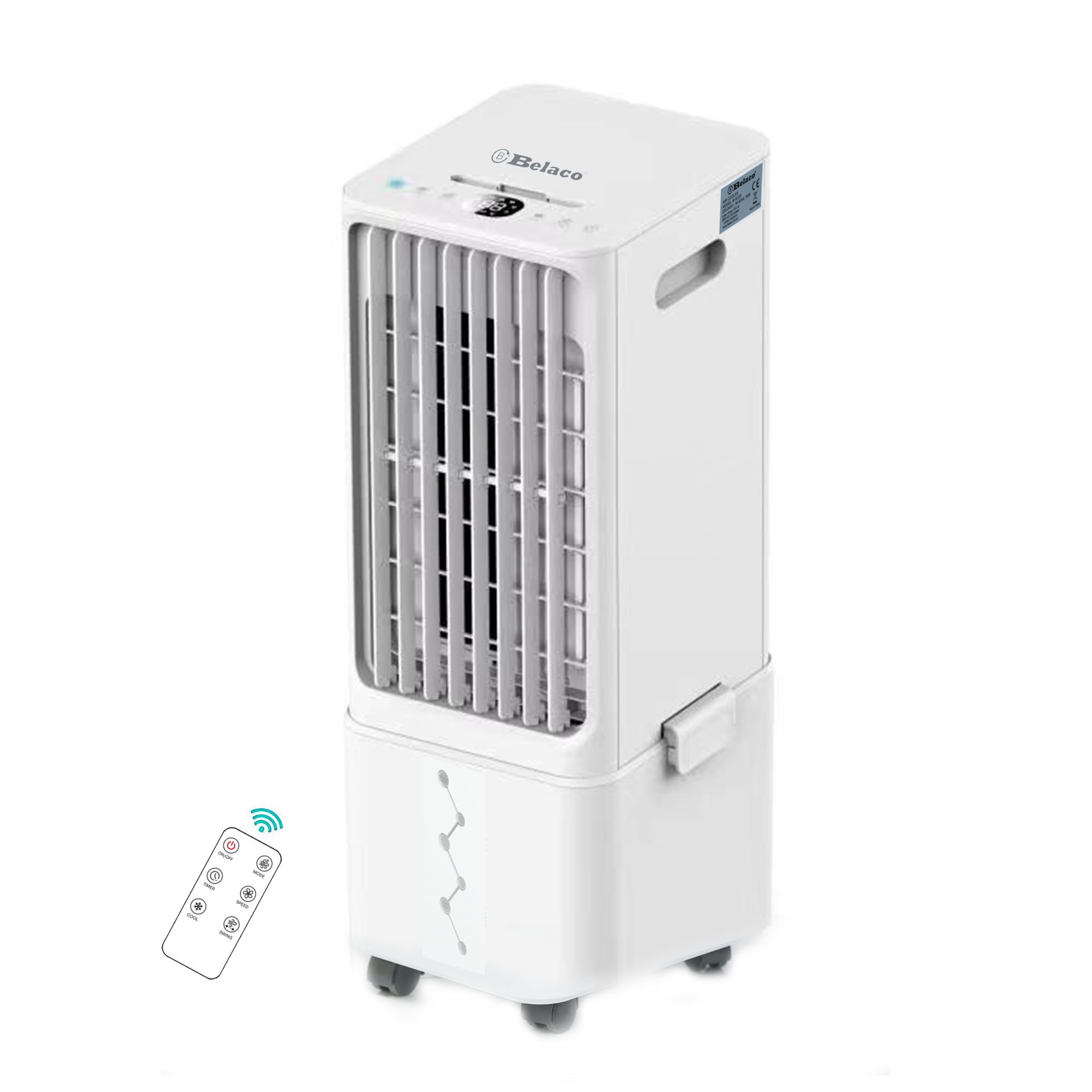 Belaco 10L Air Cooler, Evaporative Cooler with Remote, Timer & 3 Speeds