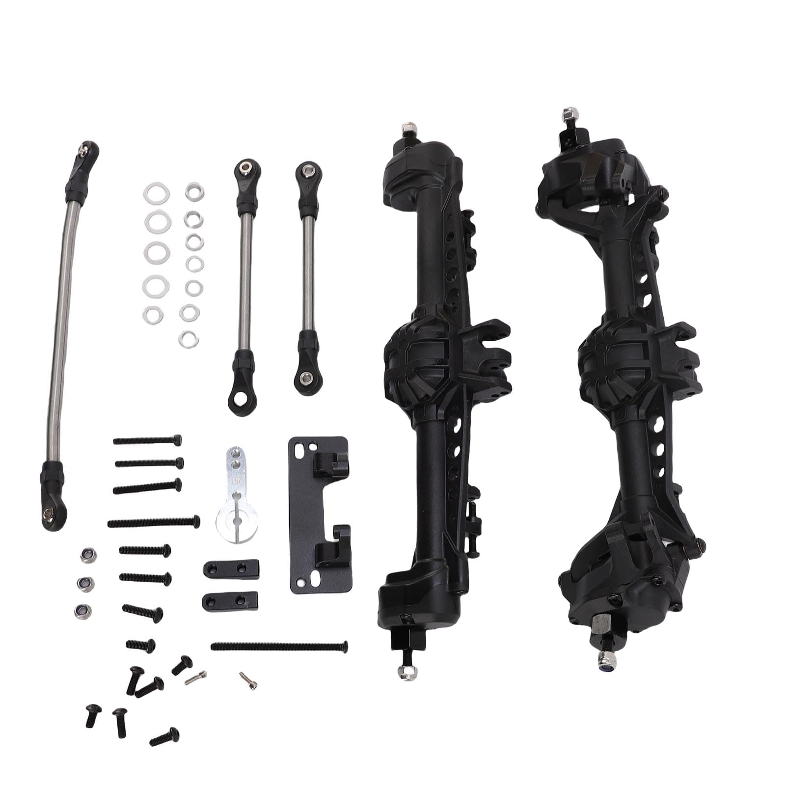 BRRNOO Zestaw Osi Przedniej i Tylnej, Ulepszony, do Axial SCX10 II 1 10