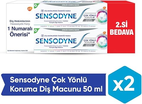 SENSODYNE Çok Yönlü Koruma 50 Mililitre 2'li