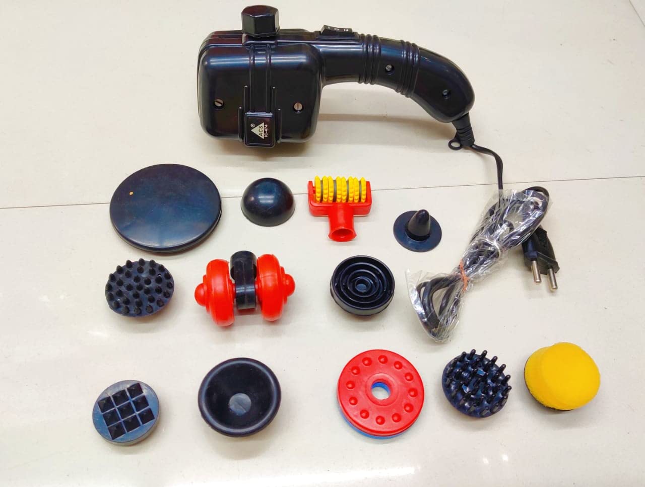 ACS Multi Body Massager- B 13 Attachment Body Pain Relief Massager (Multicolor) ACS Multi Body Massager- B 13 Attachment Body Pain Relief Massager (Multicolor)