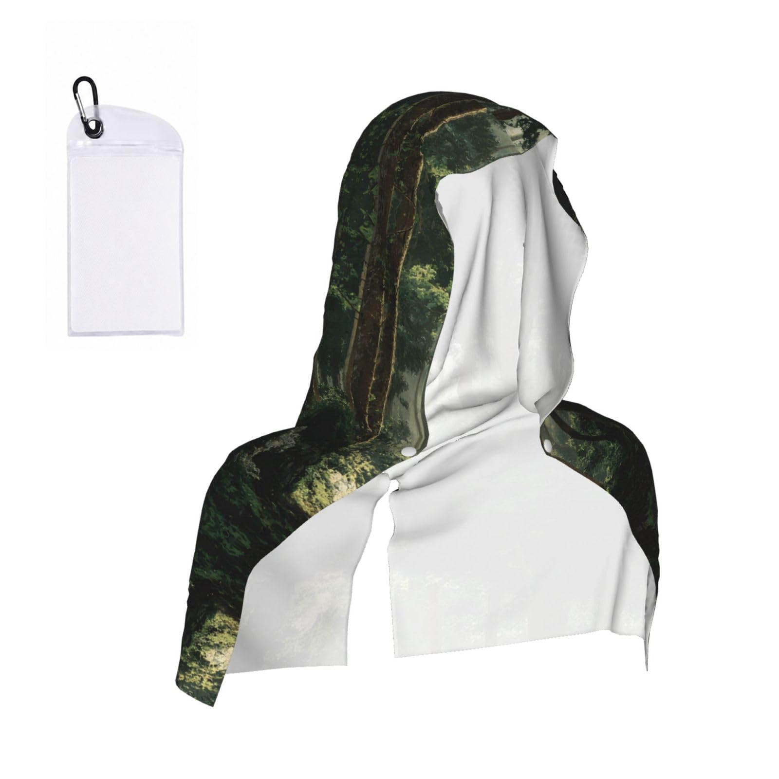 MLTRFGJ Forest Print Cool Hooded Towels And Keep Them Cool For Several Hours.