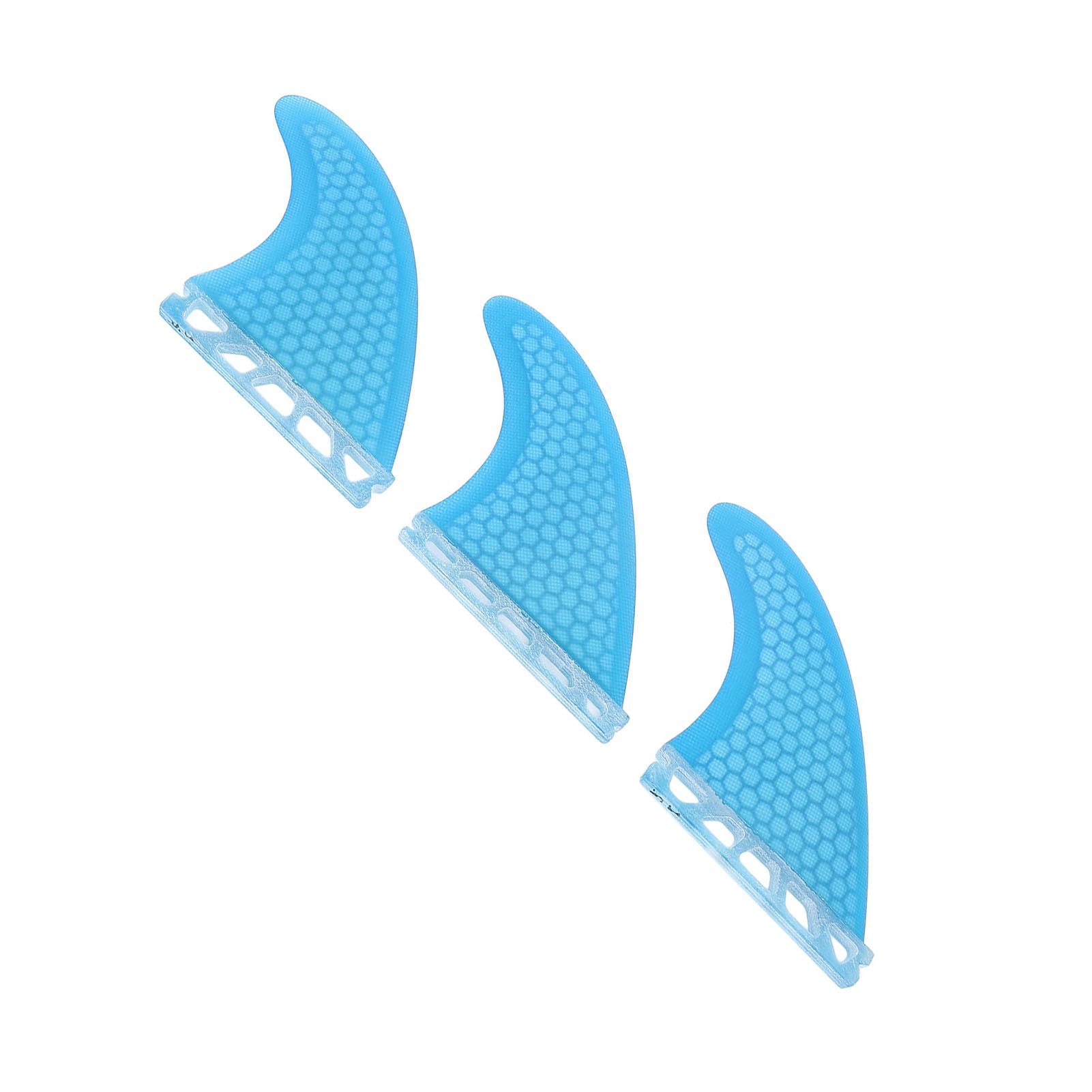 Alomejor Aleta de Tablero de Surf, Aleta de de Fibra de Vidrio de Panal, Compatible para Paletas de Río y Margen de Océano