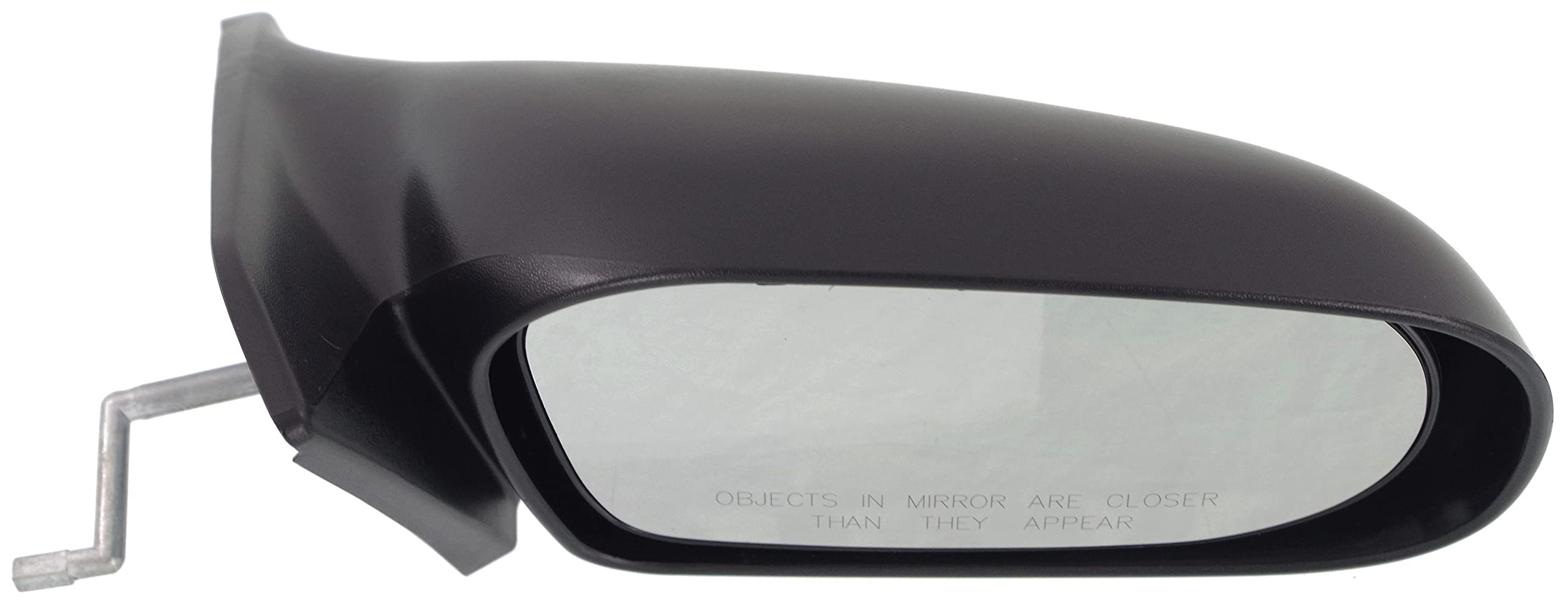 Manual Remote Mirror For 1991-1994 Toyota Tercel (Right Side) – Textured Black, Direct Replacement, No Heater