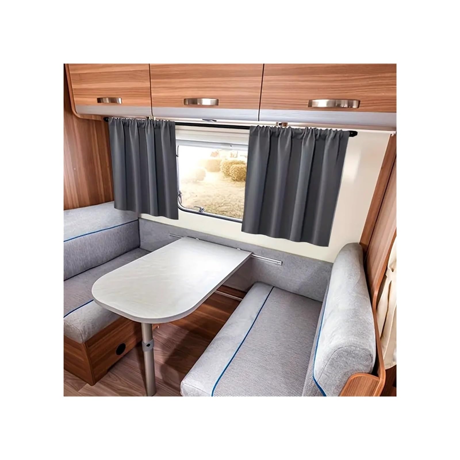 Tendine Parasole Auto, Tende Divisorie per Auto 2 tende oscuranti for camper, 84x76 cm, grigio scuro, isolamento termico, for la privacy, for letto matrimoniale, decorazione for interni di camper.