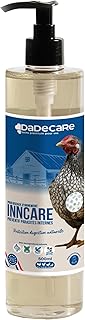 DADECARE Préventivo Parasites internes Naturel 500 ML - Poules, volailles et Exotiques - Prévient et traite Les problèmes digestifs - Formule Naturelle - Extrait d'ail et d'origan - Inncare