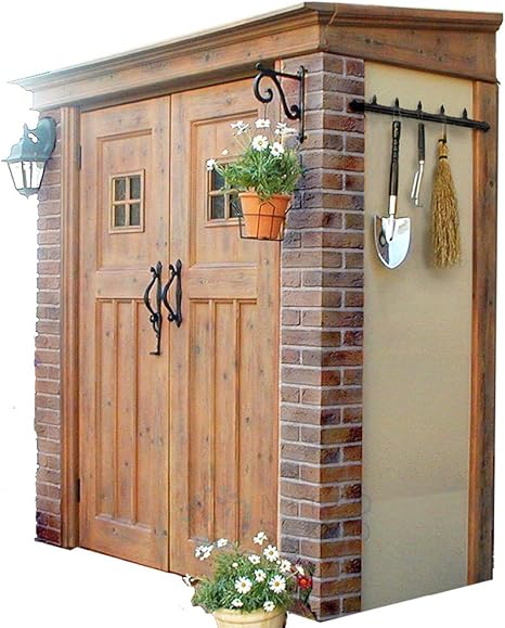 Amazon おしゃれ 物置 カンナ D70 ディーズシェッド ディーズ ガーデン ブラウン ヨーロッパ風洋風木目garden茶色 物置 倉庫 Amazon おしゃれ 物置 カンナ D70 ディーズシェッド ディーズ ガーデン ブラウン ヨーロッパ風洋風木目garden茶色 物置 倉庫