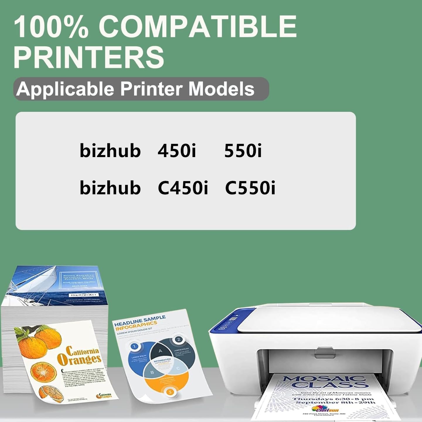 JUNTINE AA7RR70722 AA7RR70700 Fuser Unit Replacement for Konica Minolta AA7RR70722 AA7RR70700 Compatible with Konica Minolta bizhub 450i 550i C450i C550i Printer (110V-200K)