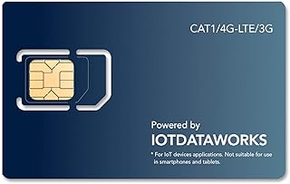 IoTDataWorks 3-in-1 Triple Cut IoT SIM Card | Flexible Data Plan Options | No Contracts Required | Designed for IoT Devices - No Voice/SMS | IoT SIM Card Only | T-Mobile USA
