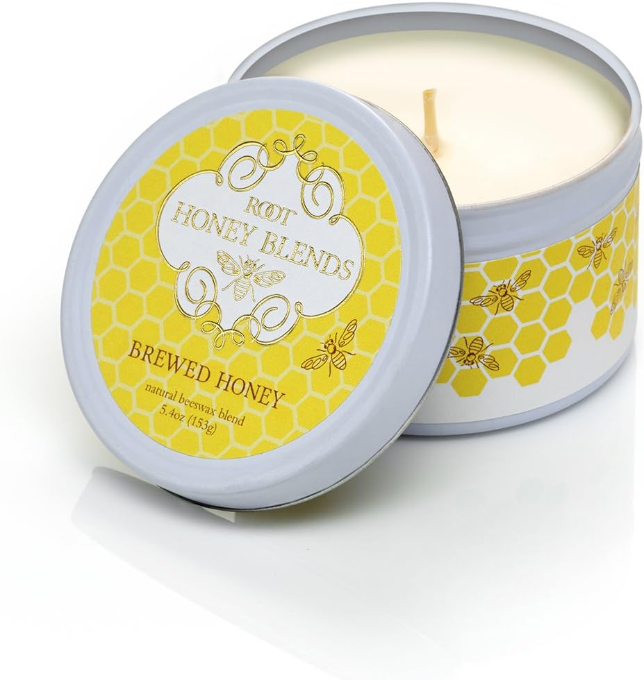 Travel Tin Honey Blends Scented Candle, Brewed Honey