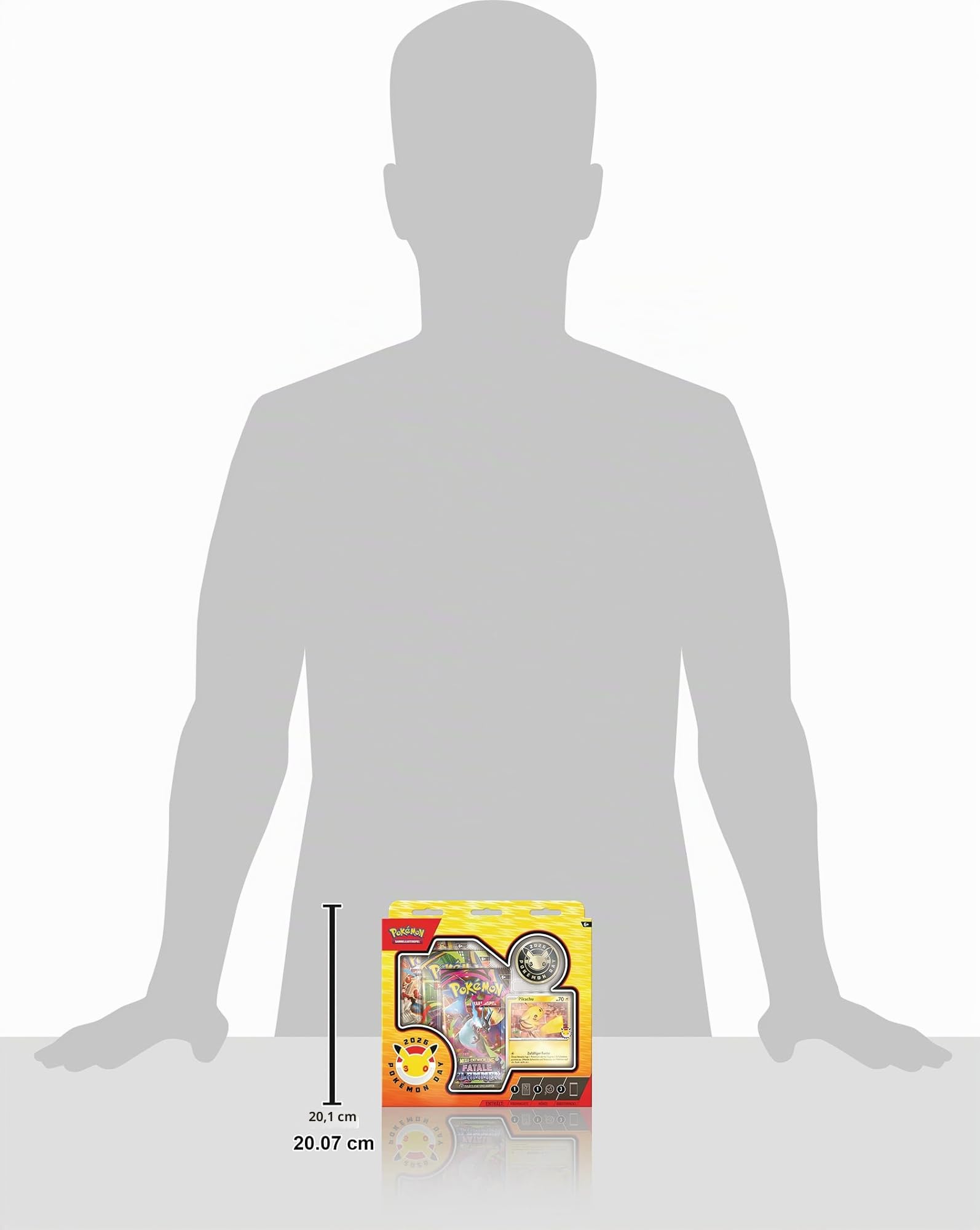 Pokémon - Juego de Cartas coleccionables: Colección Pokémon Day 2026 (1 Carta Promocional holográfica, 1 Moneda y 3 Paquetes de Refuerzos)