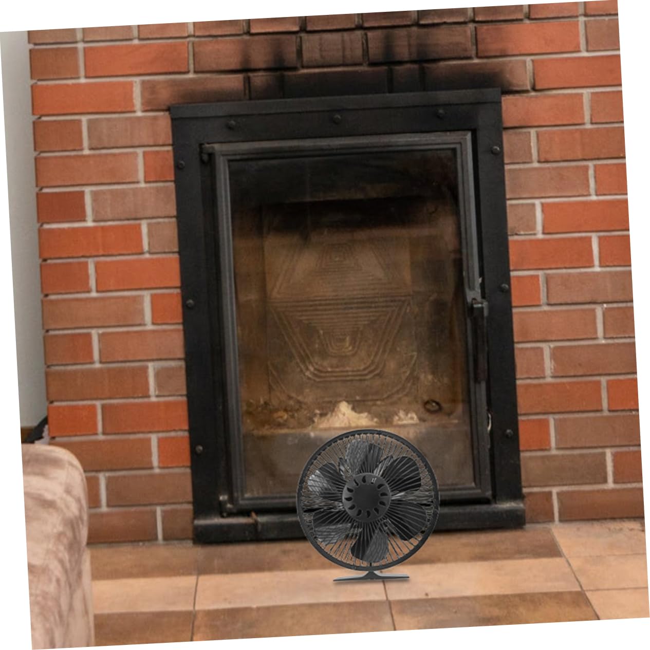 Amosfun Kaminofenventilator Wärmebetriebener Ofenventilator Für Kamin Energieeffizient Und Sicher