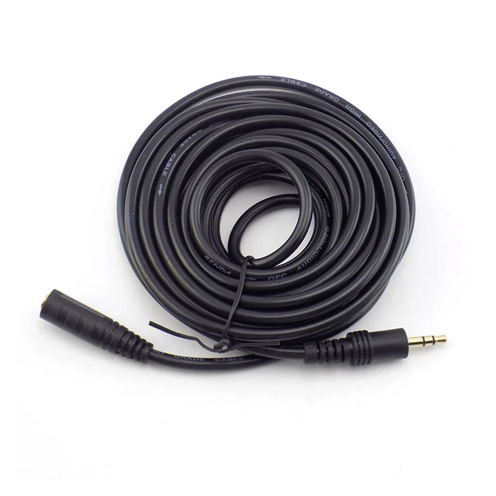 1.5/3/5/10M 3.5mm Stereo męski na żeński przedłużacz kabla audio do słuchawek telewizor z dostępem do kanałów komputer Laptop MP3/MP4 słuchawki E3(Male to female,15m)