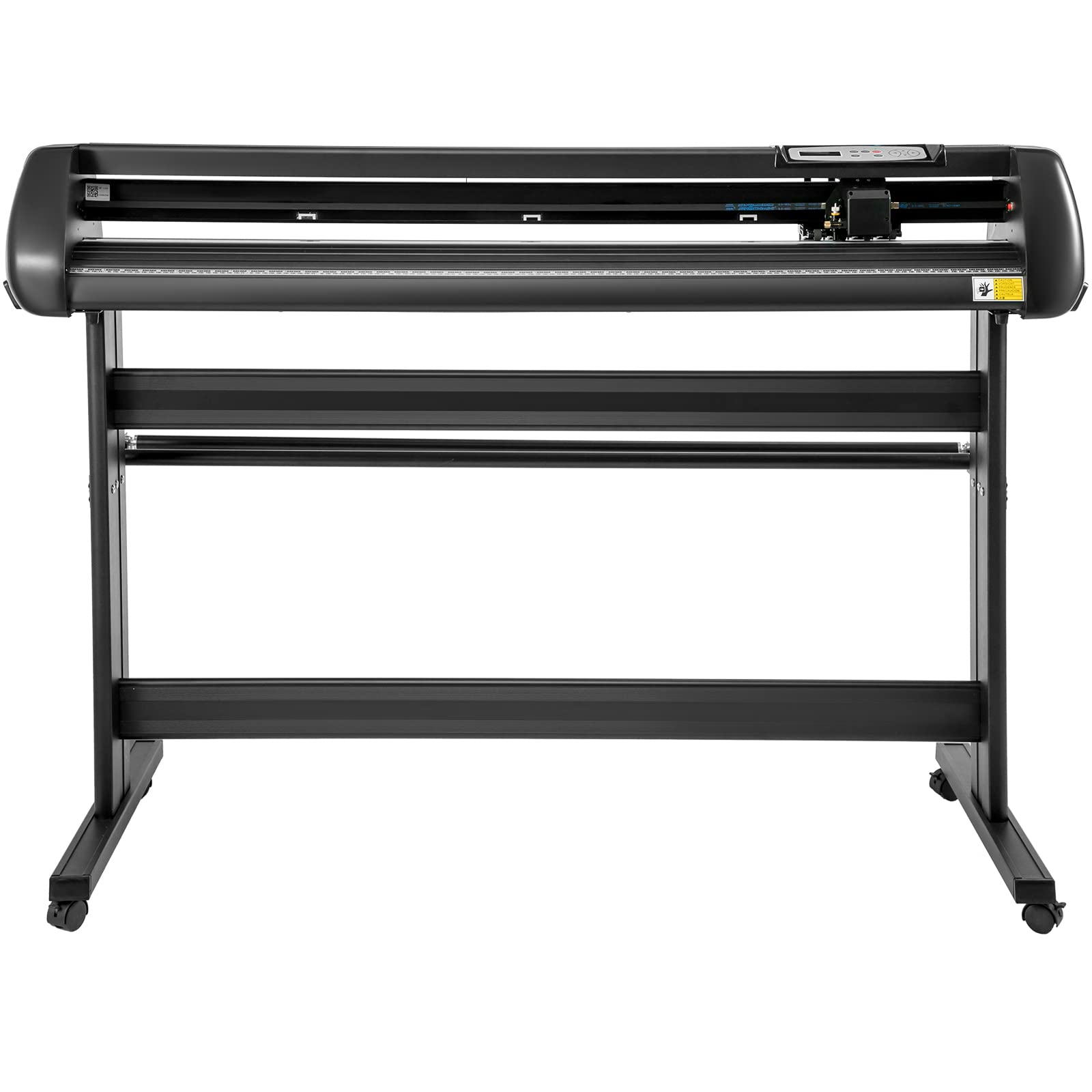 VEVOR Vinyl Schneidegerät 135 cm Max. Papierzufuhr Vinyl Schneideplotter, Manual Vinyl Drucker Plotter Schneidegerät mit Bodenständer Vinyl Plotter Einstellbare Kraft Drehzahl für Sign Herstellung