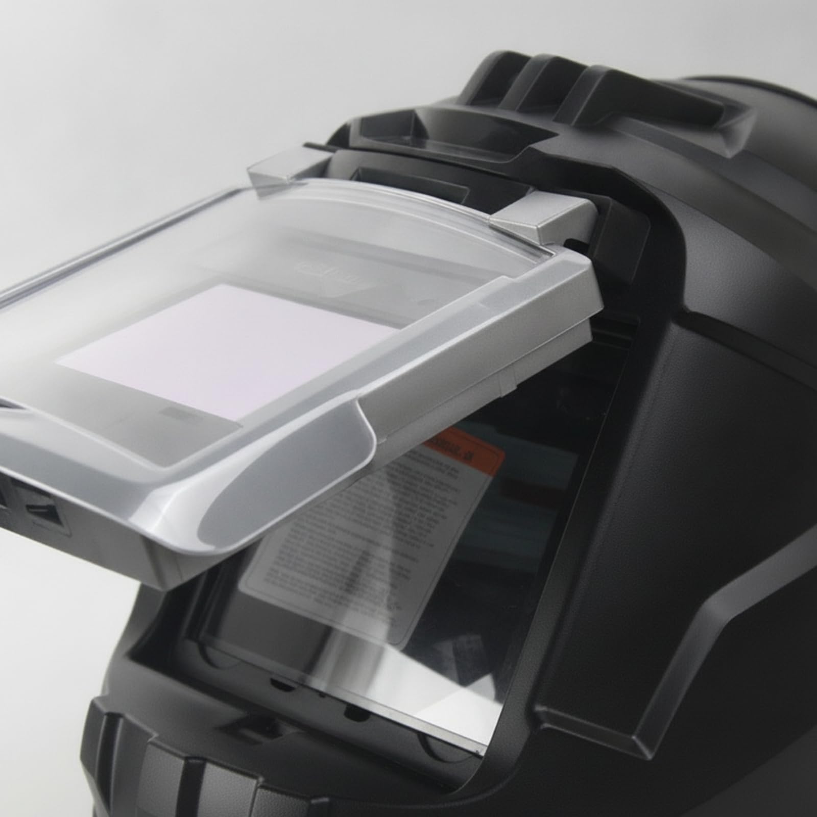 B Baosity de Soldar Máscara Pantalla Casco Visor con Lente Autoajustable Regulación Externa de Sombra Sensibilidad y Retardo Ventana 100 Mm X 59.5 Mm Casco de